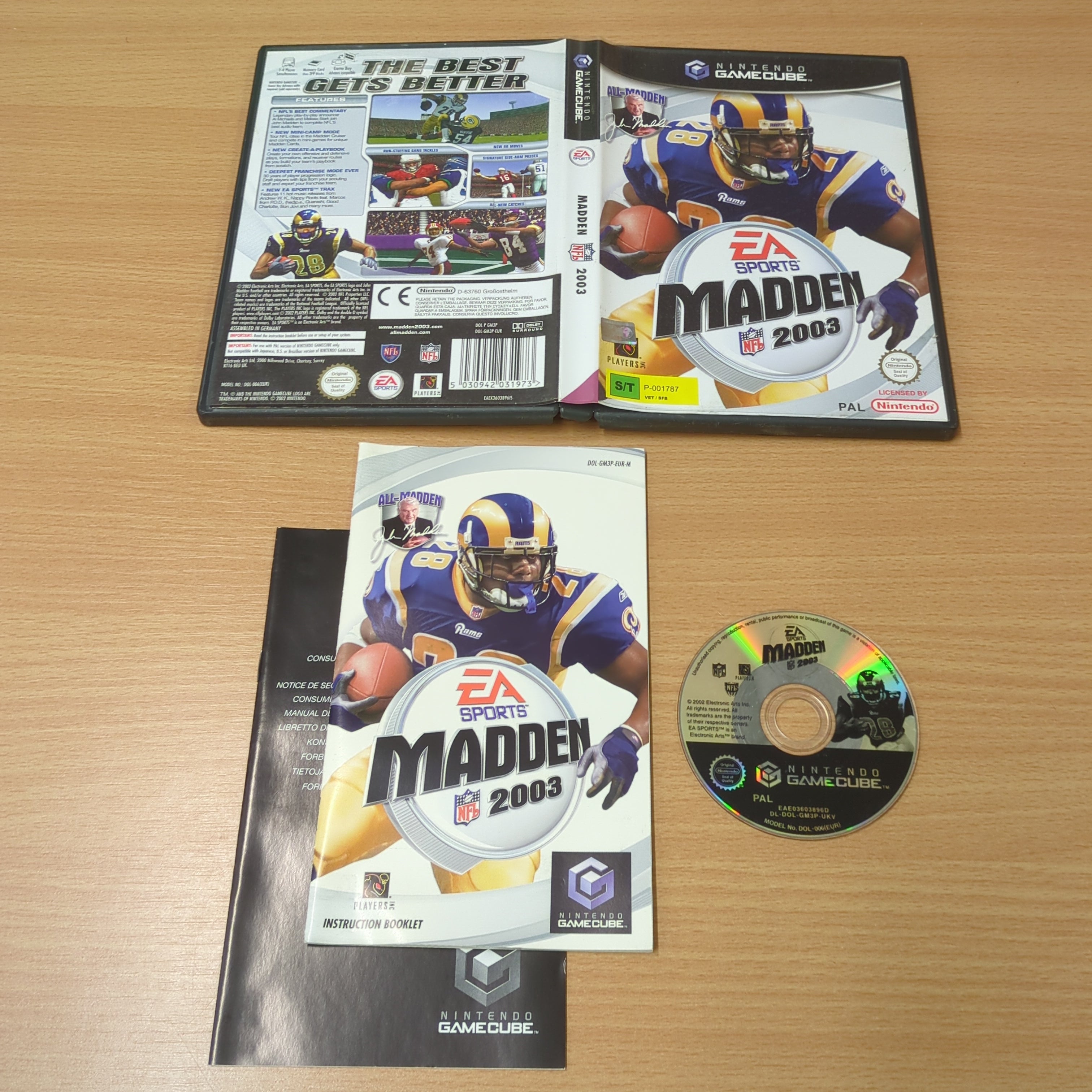 Madden NFL 2003 Nintendo GameCube game Madden NFL 2003 Nintendo GameCube game